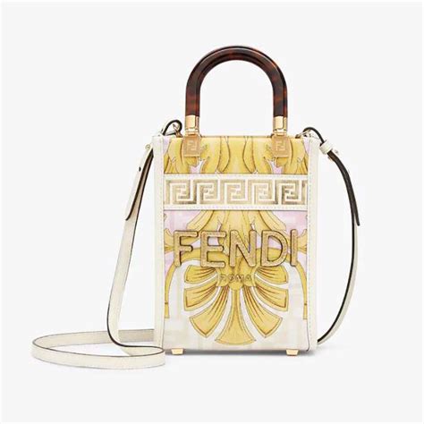 fendi white leather mini bag|fendi bag price list.